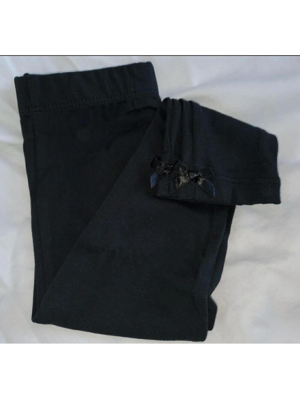 New 2t Chasing Fireflies black bow leggings Baby Toddler Girls